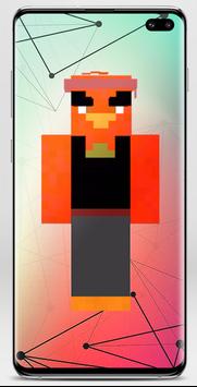 Angrybird Skin for Minecraft poster