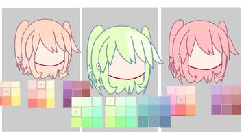 Hair Ideas Gacha Life الملصق