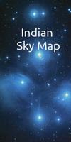 Indian Sky Map Poster