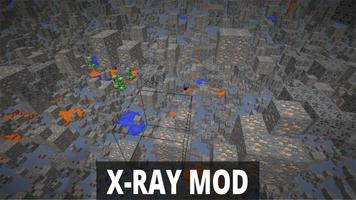 X-Ray Mod for Minecraft Affiche