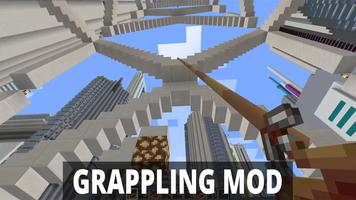 Grappling Hook Mod Minecraft plakat