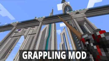 Grappling Hook Mod Minecraft ảnh chụp màn hình 2