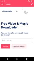 All Downloader Videos & Music capture d'écran 3