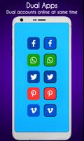 Multiple Social Networks in one - All Social Media الملصق