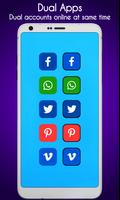 Multiple Social Networks in one - All Social Media Affiche