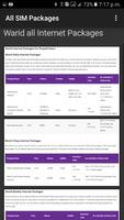 All SIM Packages capture d'écran 1