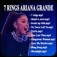 7 Rings Ariana Grande poster