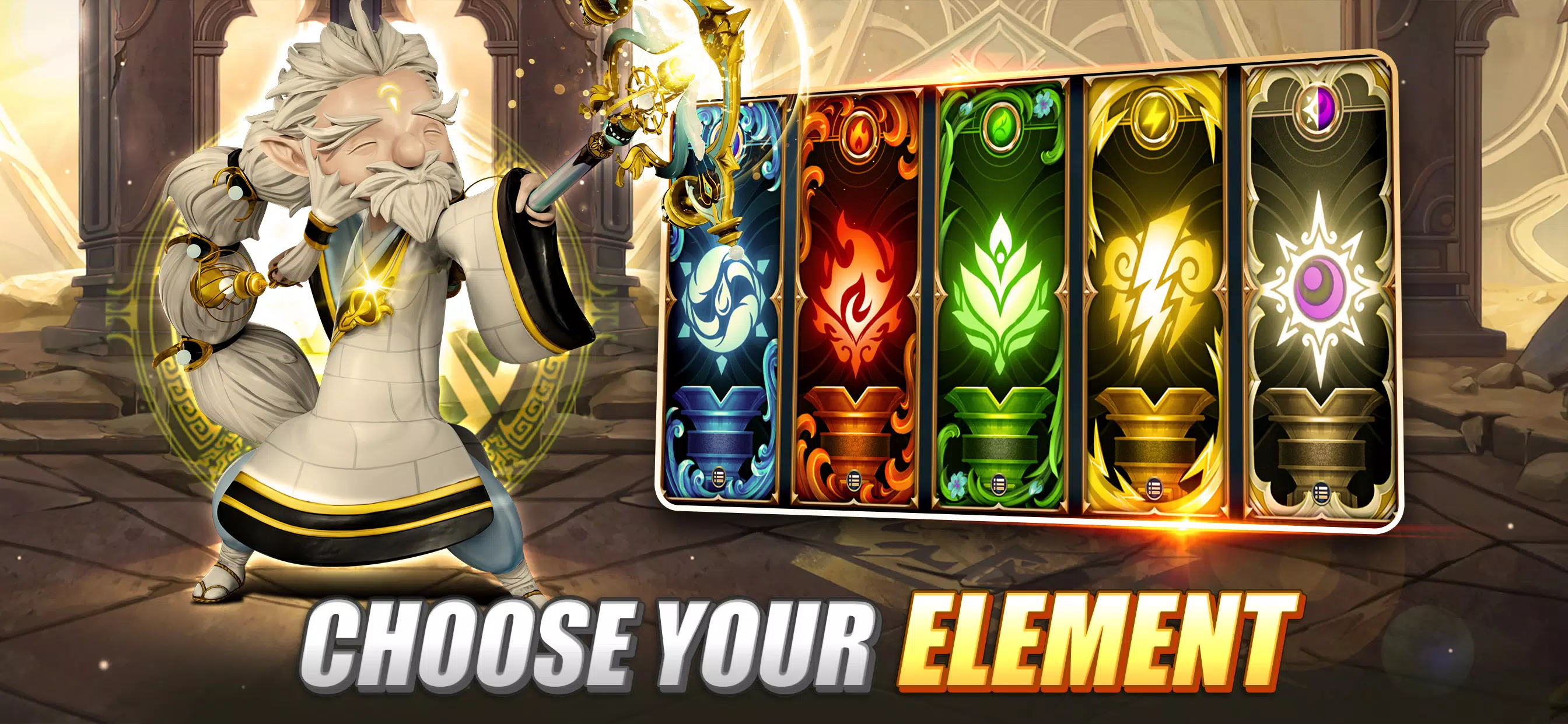 Elemental Titans：3D Idle Arena MOD APK (UNLIMITED MONEY) 3.0.1 Download -  on android