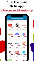 All in one social media apps पोस्टर