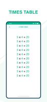 Multiplication table imagem de tela 2