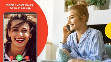 Sosyal Video Messenger: Ücretsiz Görüntülü Arama Ekran Görüntüsü 3