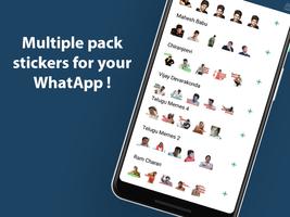 Telugu Stickers for WhatsApp - WAStickerApps capture d'écran 1