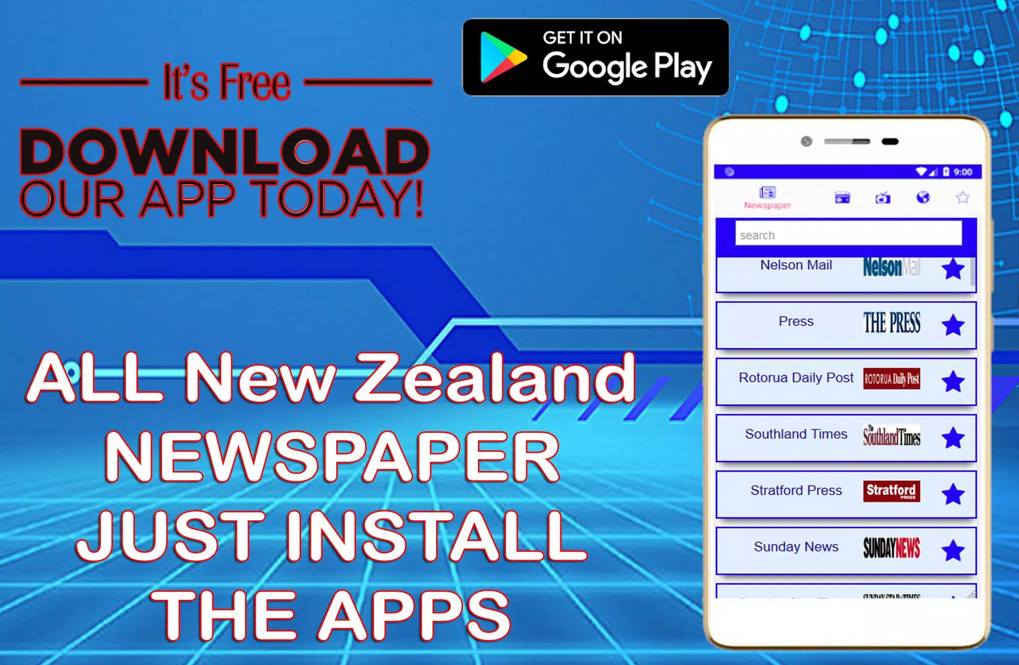 All New Zealand Newspapers | NZ News Radio TV APK for Android Download