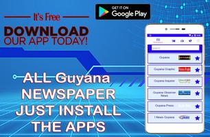 All Guyana Newspaper Plakat