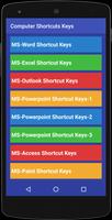 Computer Shortcuts Keys پوسٹر