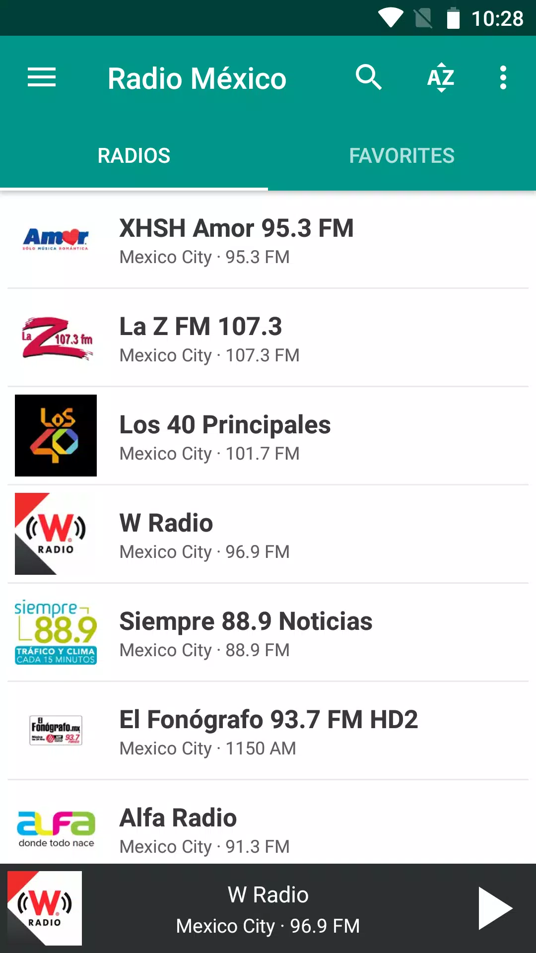 Descarga de APK de Radio México para Android