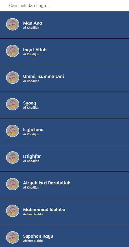 Kumpulan Lagu Ai Khodijah Adfaita For Android Apk Download