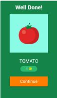 Quiz Fruits & Veggies names تصوير الشاشة 3