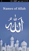 Names of Allah - Asmaul Husna Affiche
