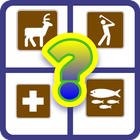 US Park Sign Quiz Game أيقونة