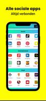 Alle sociale media-apps-poster