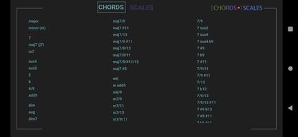 All Chords - All Scales captura de pantalla 2