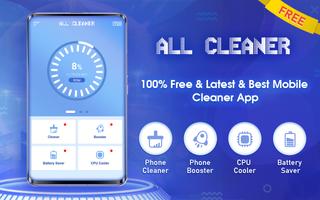 All Cleaner - phone booster & CPU cooler Affiche