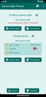 Games Night Planner imagem de tela 1