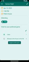 Games Night Planner capture d'écran 2