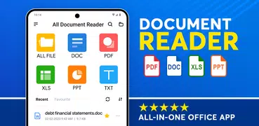 Document Reader: PDF, Word Doc