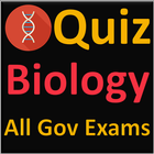 Biology Book and Quiz in Hindi icône