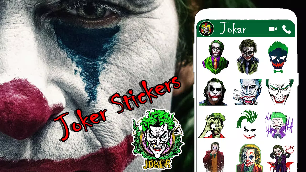 Joker Stickers - WAStickerApps APK للاندرويد تنزيل
