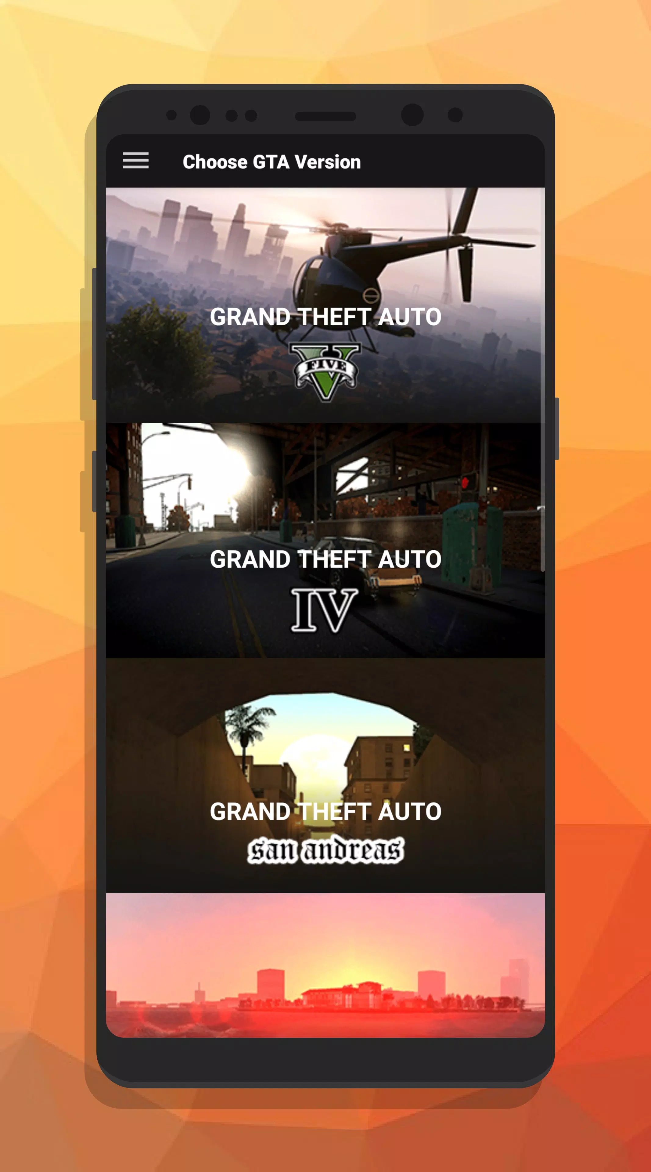 Download do APK de Cheats GTA V para Android