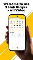 X Hub Player - All Video الملصق