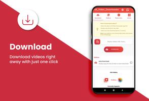 mp4 video downloader - free video downloader الملصق