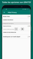 Hide Privacy captura de pantalla 2