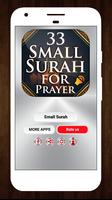 Poster Small Surah for Prayer English