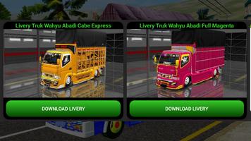 Mod Truck Wahyu Abadi Bussid capture d'écran 3