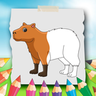 Capybara Coloring Game Masbro icône