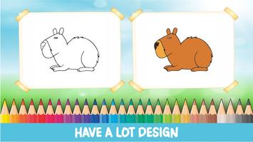 Capybara Coloring Game Masbro 스크린샷 2