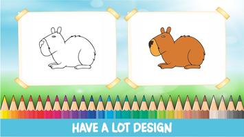 برنامه‌نما Capybara Coloring Game Masbro عکس از صفحه