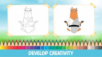 Capybara Coloring Game Masbro 스크린샷 3