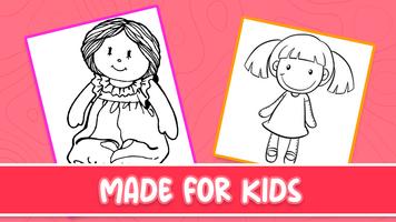 Toys and Dolls Coloring Book capture d'écran 2