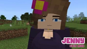 Jenny mod skin for Minecraft скриншот 3