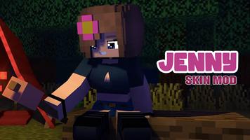 Jenny mod skin for Minecraft Affiche