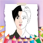 Kpop Idol Coloring Book icône