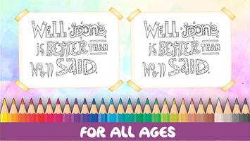 Quote Daily Coloring Book 截图 1