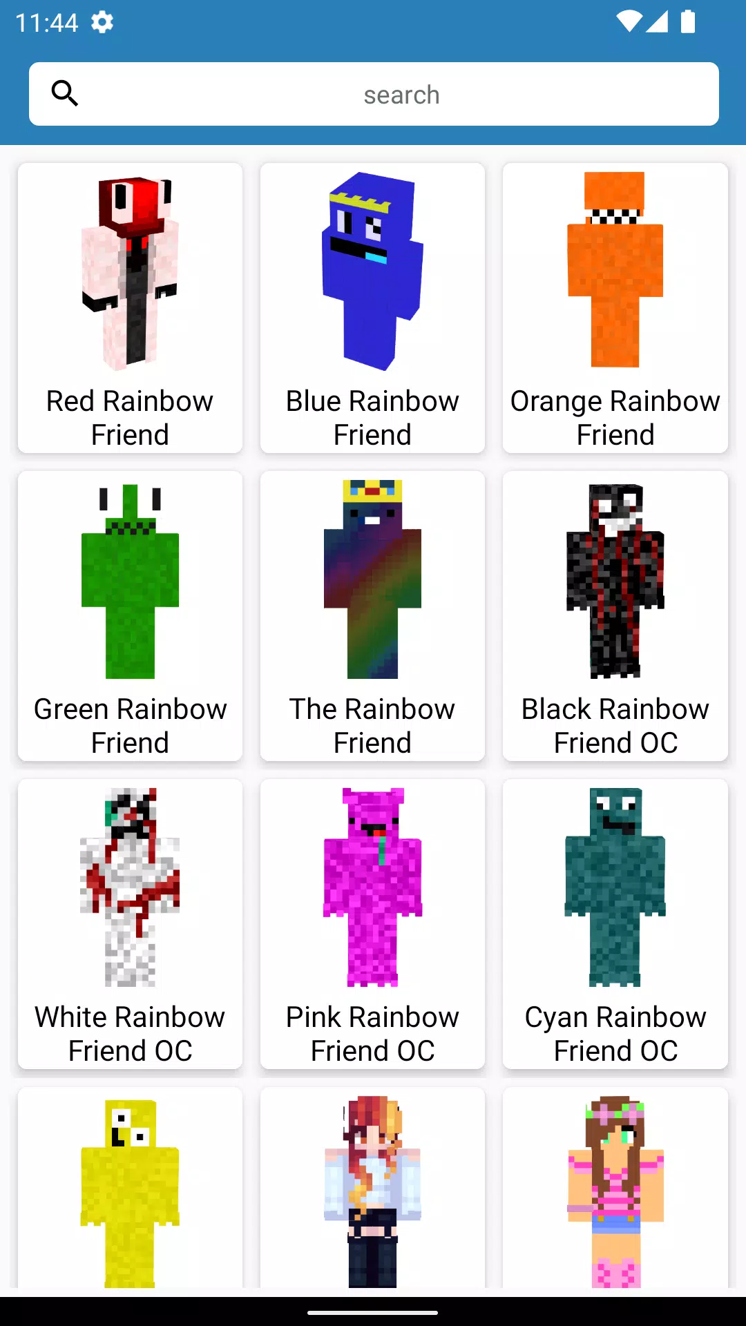 BLUE vs GREEN RAINBOW FRIENDS! (Minecraft) 