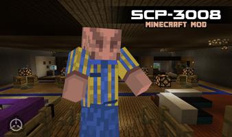 SCP 3008 skin mod Minecraft پوسٹر