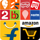Alle apps voor online winkelen: winkelcentrum-icoon